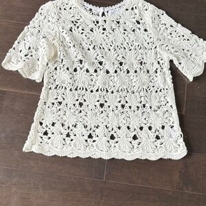 Velvet brand crochet top. Perfect summer top